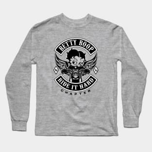 BETTY BOOP - Biker Long Sleeve T-Shirt